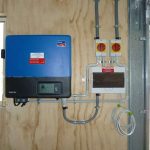 SMA Inverter Domestic Solar System Install in Biloela Shed