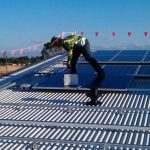 School Solar Panel Install on Rooftop MM Electrics Biloela Queensland